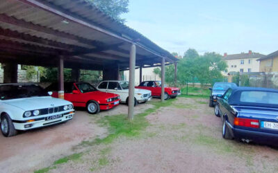 Le groupe BMW Franco-Belge, de passage a l’Hotel de l’Abbaye en escapade au Chateau de Pierreclos !